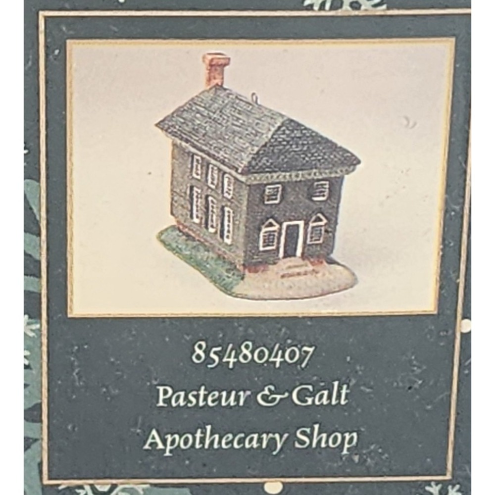Lang and Wise Williamsburg Pasteur & Galt Apothecary Shop Ornament